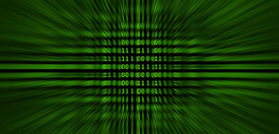 fast technology - binary 1s and 0s