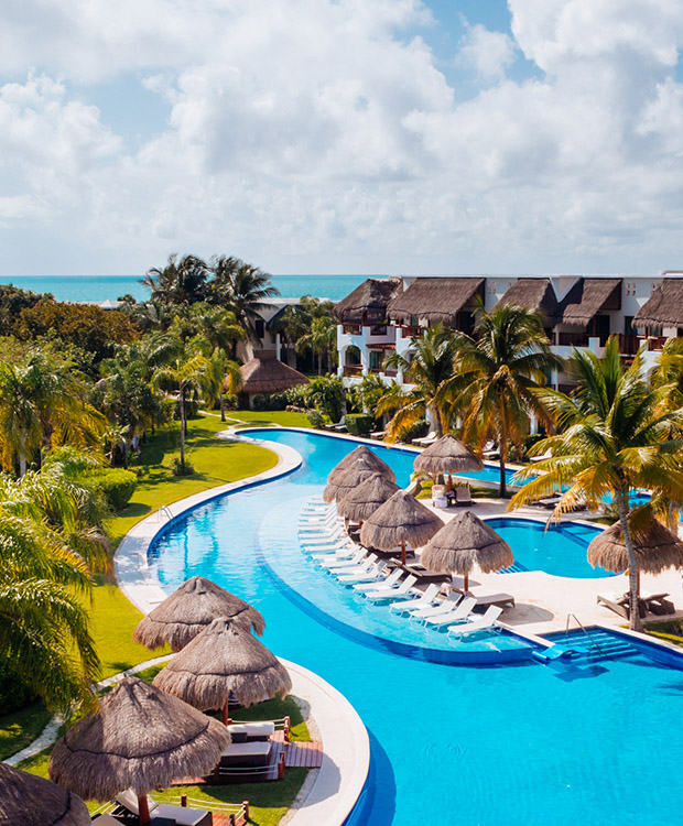 aerial view of Valentin resort