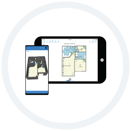 mobile devices with measuresquare