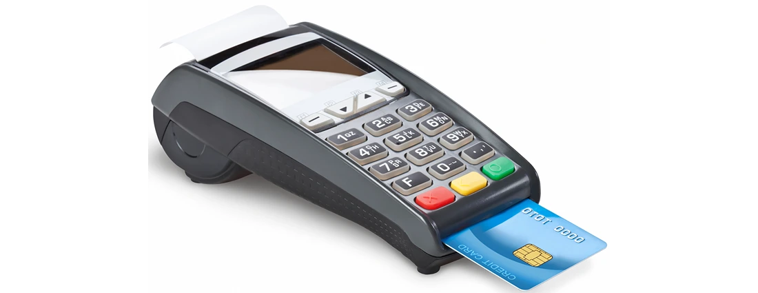 credit card machine processing payment