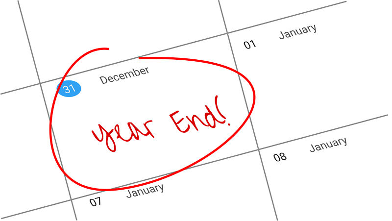 flooring dealer year end procedures calendar