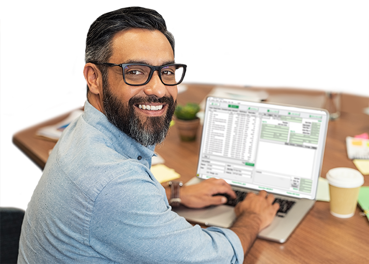 man using qfloors