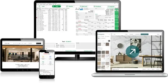QFloors/Roomvo screens on mobile