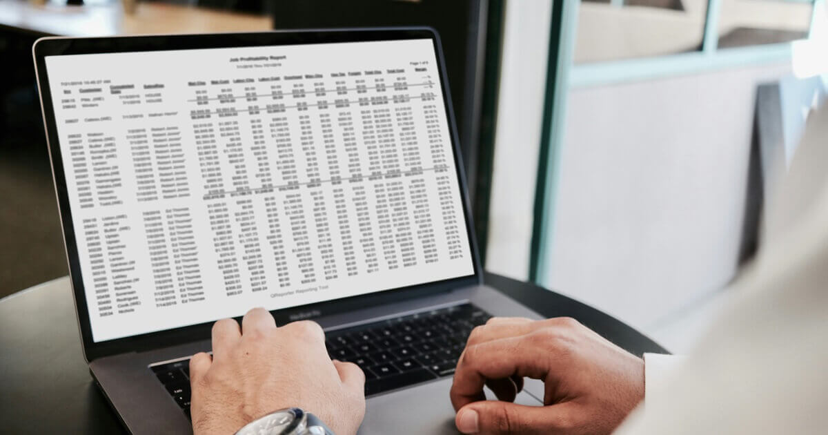 Accessible, Custom Flooring Business Reports QReporter QFloors